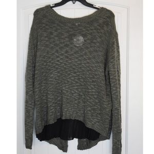 EN CRÈME Knitted Sweater Tunic Long Sleeves Shirt